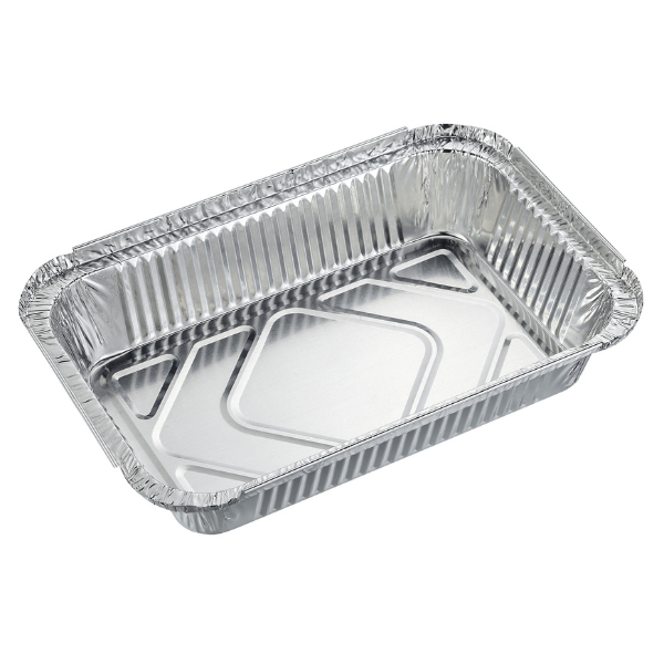 Aluminium foil food containers 220x160 mm