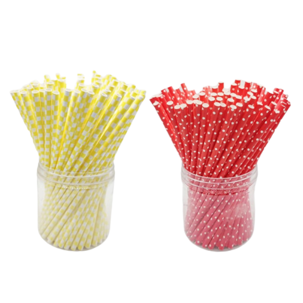 3-layer Cold Drinks Disposable Paper Party Straws