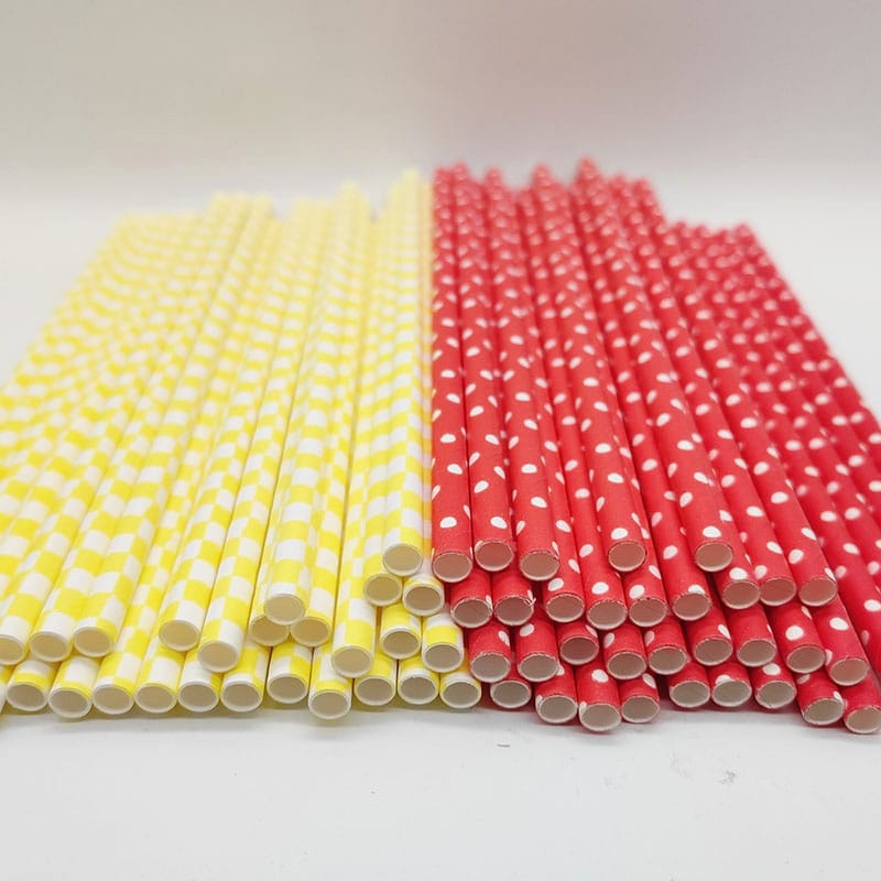 3-layer Cold Drinks Disposable Paper Party Straws