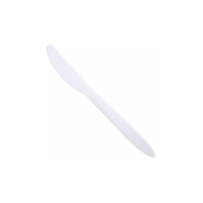 White  Disposable Plastic 14.5cm Cutlery Spoons,Forks,Knives model no 1.65